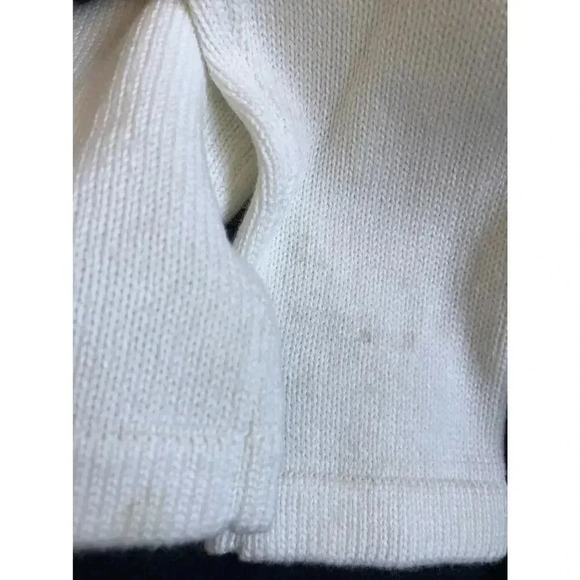 NWT ***With Flaw***  Janie And Jack Fair Isle Sweater With Fur Collar - Picture 7 of 8